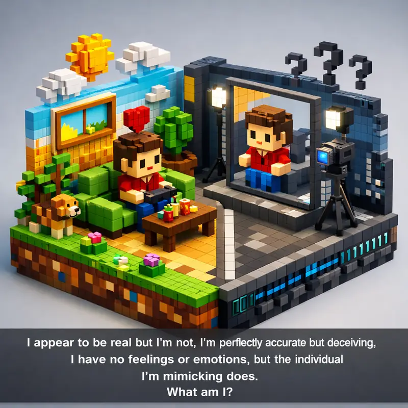 I appear to be real but I'm not, I'm perfectly accurate but deceiving, I have no...