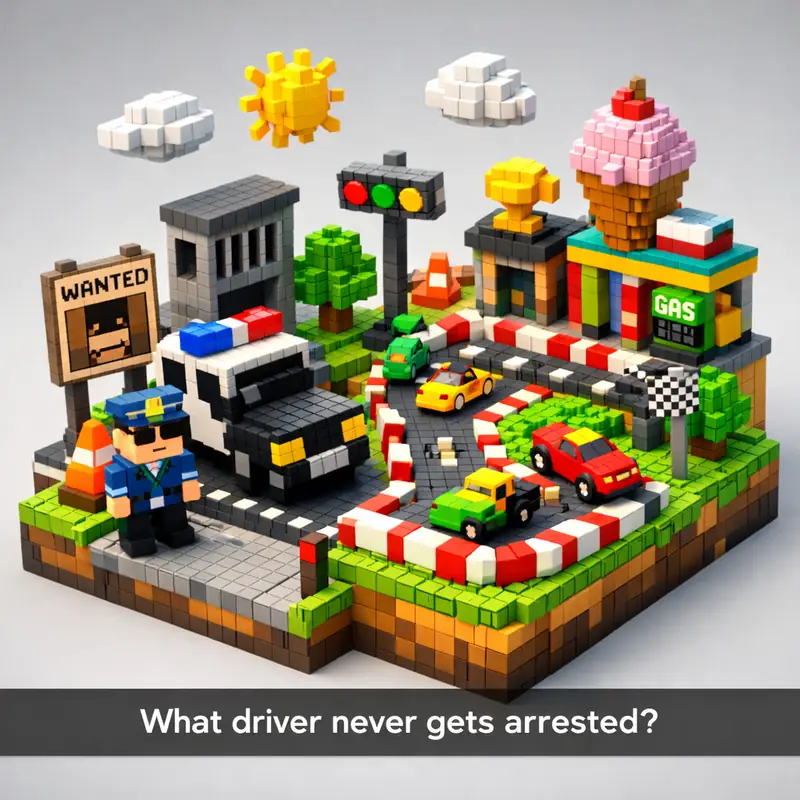 What driver never gets arrested?