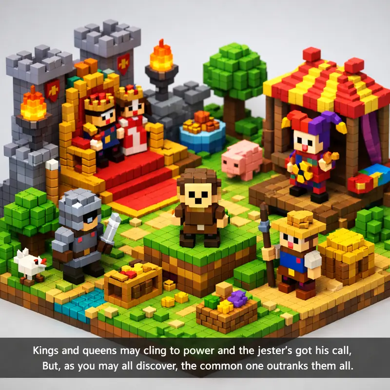 Kings and queens may cling to power and the jester's got his call,
But, as you m...