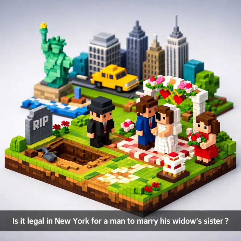 Is it legal in New York for a man to marry his widow's sister ?