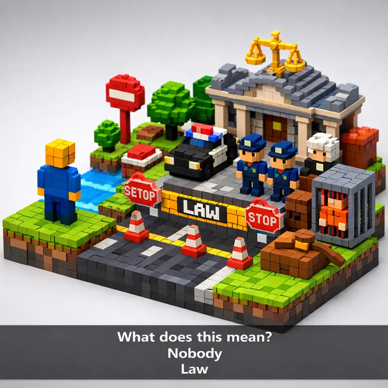 What does this mean?
Nobody
Law