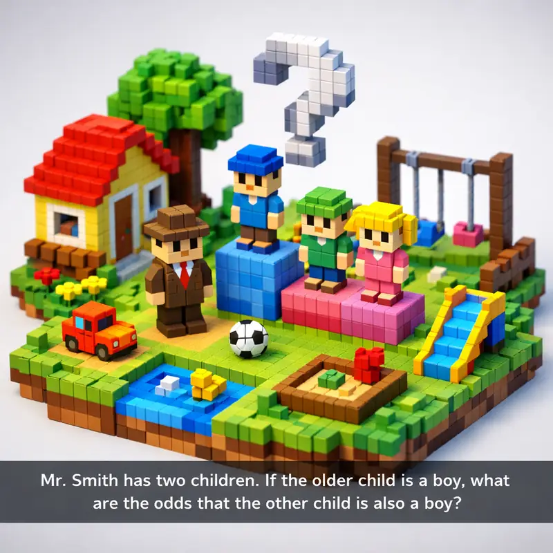 Mr. Smith has two children. If the older child is a boy, what are the odds that...