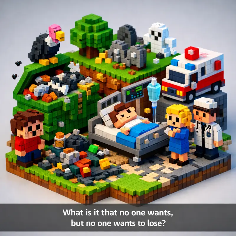 What is it that no one wants,
but no one wants to lose?