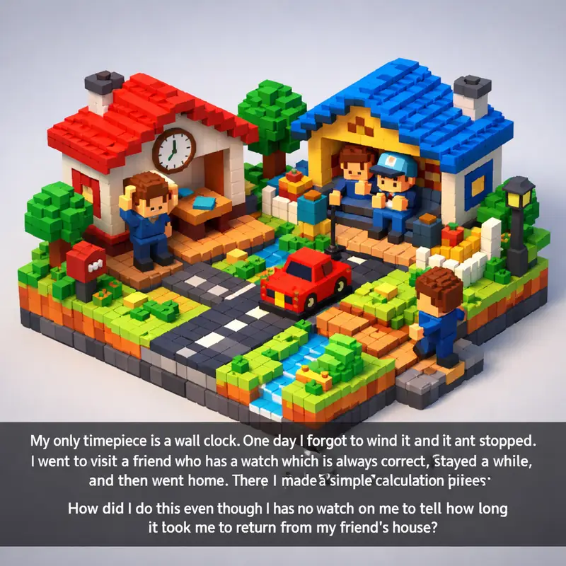 My only timepiece is a wall clock. One day I forgot to wind it and it stopped. I...