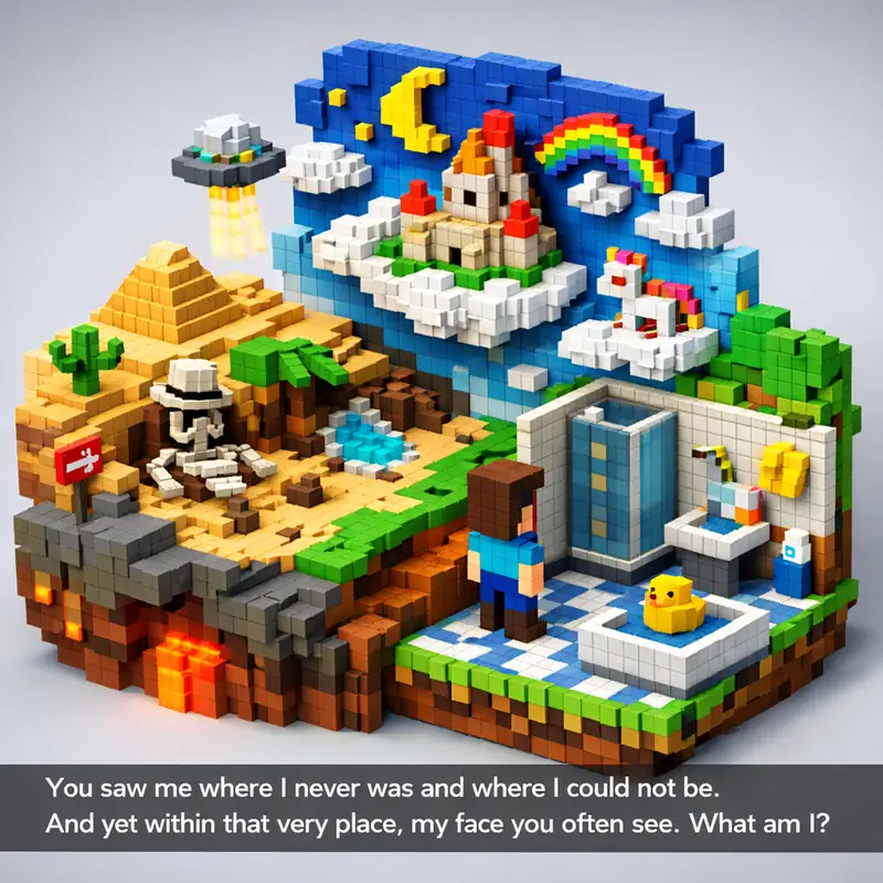 You saw me where I never was and where I could not be. And yet within that very...