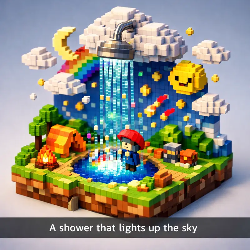 A shower that lights up the sky