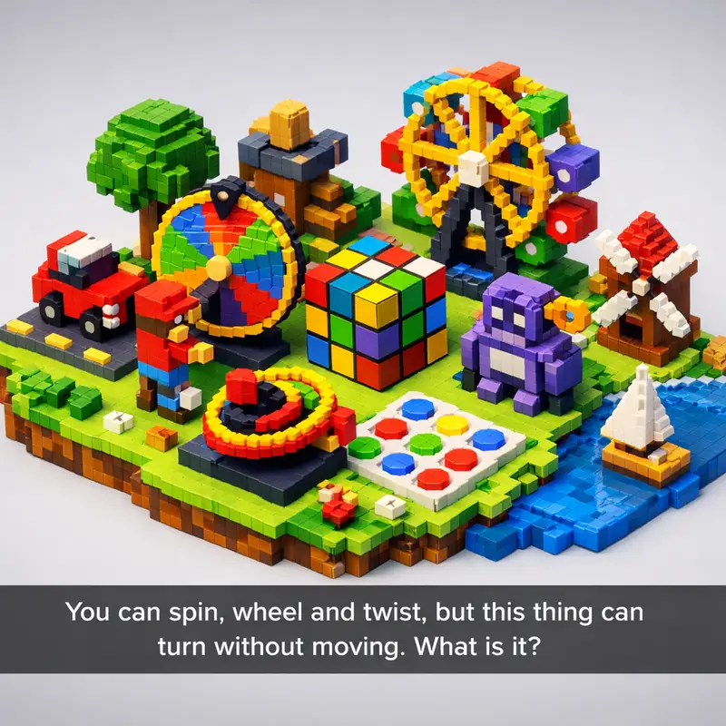 You can spin, wheel and twist, but this thing can turn without moving. What is i...